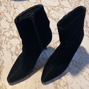 Stuart Weitzman velvet boots